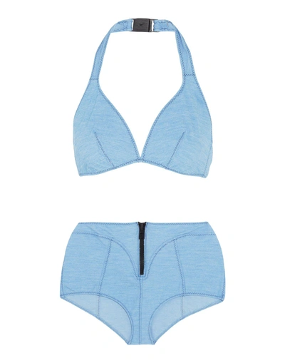 Shop Lisa Marie Fernandez Bikinis In Blue