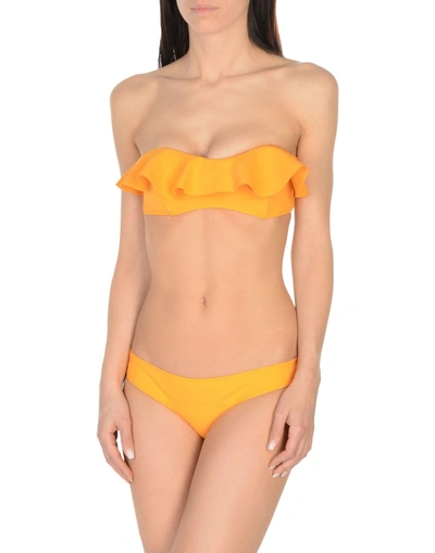 Shop Lisa Marie Fernandez Bikini In Orange