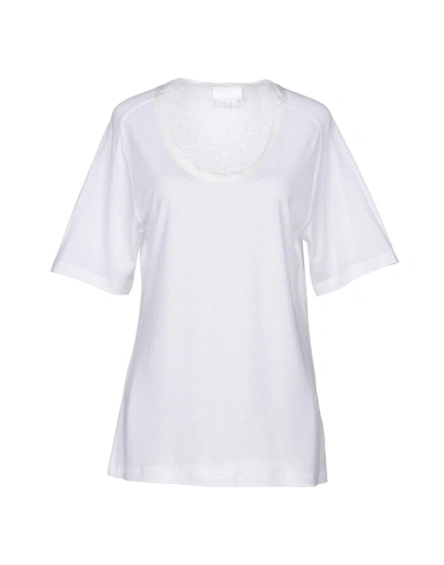 Shop Dkny T-shirt In White