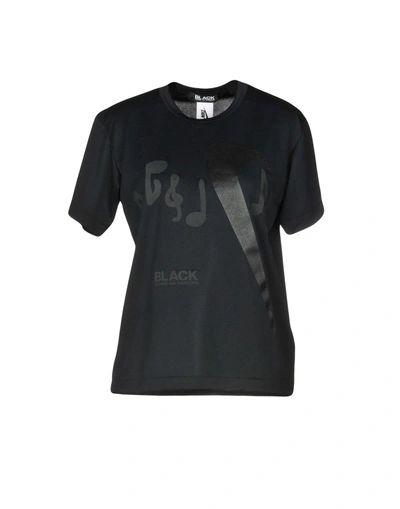 Shop Comme Des Garçons T-shirt In Black