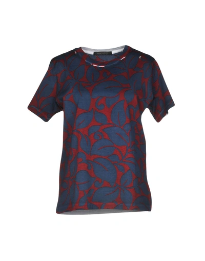 Shop Marc Jacobs T-shirt In Maroon