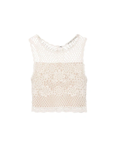 Shop Alice And Olivia Top In White