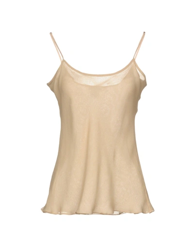 Shop Oscar De La Renta Silk Top In Pale Pink