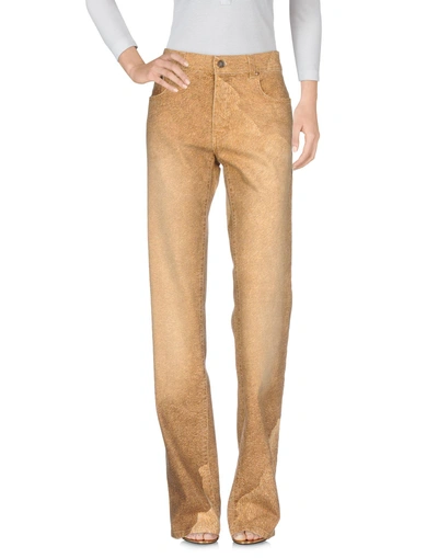 Shop Roberto Cavalli Jeans In Sand