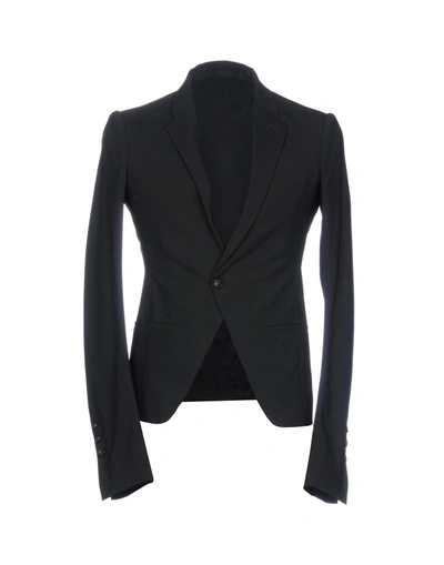 Shop Rick Owens Blazer In Black