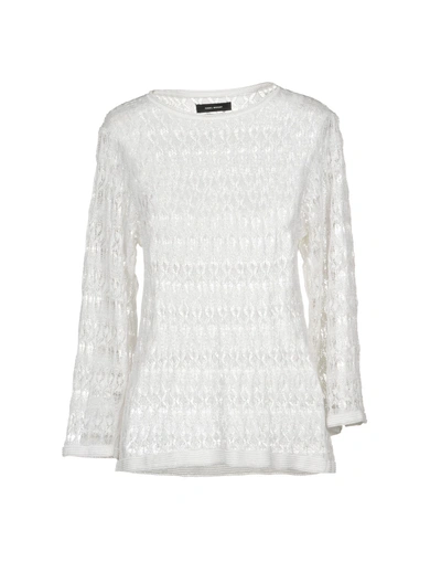 Shop Isabel Marant Sweater In White