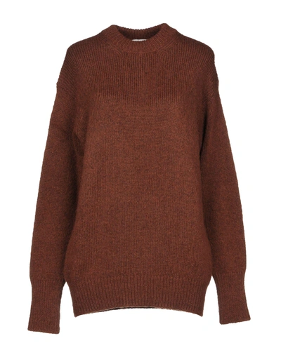 Shop Tibi Sweater In Cocoa