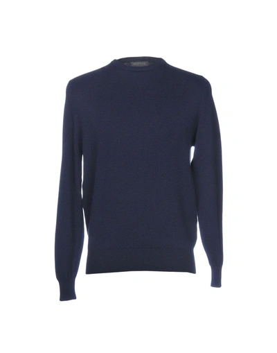 Shop Hawico Sweaters In Dark Blue