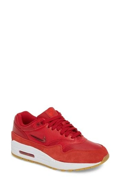 Shop Nike Air Max 1 Premium Sc Sneaker In Gym Red/ Gym Red