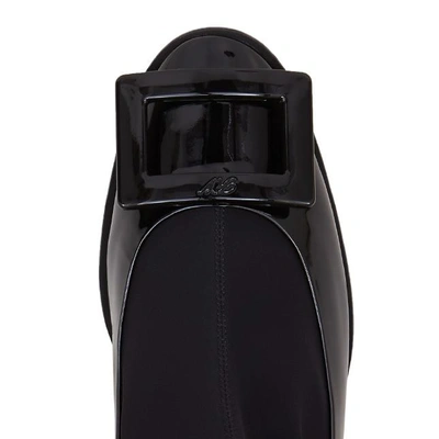 Shop Roger Vivier Viv' Gommette Ankle Boots In Black