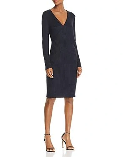 Shop C/meo Collective Evolution Crossover Sweater Dress In Navy