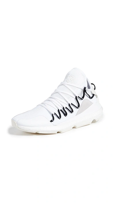 Shop Y-3 Kusari Sneakers In White