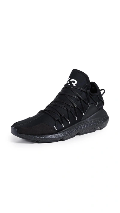 Shop Y-3 Kusari Sneakers In Black