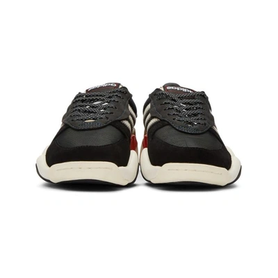 Shop Adidas Originals By Alexander Wang Black Turnout Sneakers