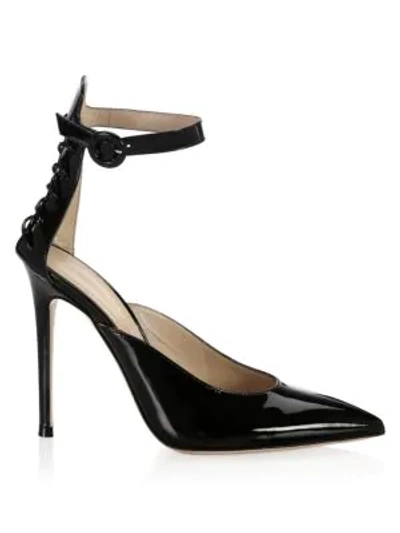 Shop Gianvito Rossi Corset Stiletto Pumps In Black