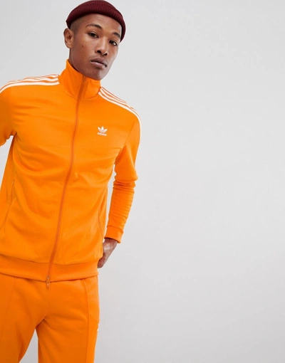 Adidas Originals Beckenbauer Track Jacket In Orange Dh5821 - Orange |  ModeSens