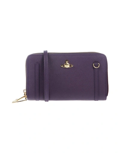 Shop Vivienne Westwood Handbag In Purple