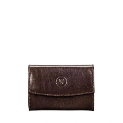 Shop Maxwell Scott Bags Finest Brown Leather Womens Small Purse