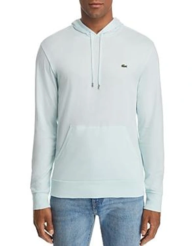 Shop Lacoste Long Sleeve Jersey Hooded Tee In Ph0 Forst
