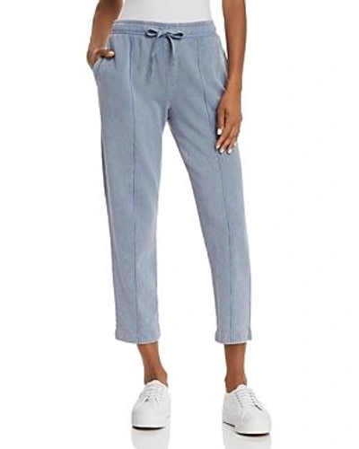 Shop Atm Anthony Thomas Melillo Chroma Cropped Jogger Pants In Blue