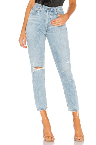 Agolde Jamie High Rise Classic Fit Jean In Shakedown
