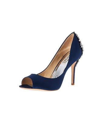 badgley mischka nilla peep toe