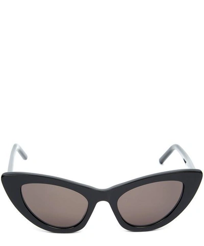 Shop Saint Laurent Cat Eye Acetate Sunglasses