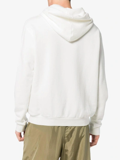 Shop Maison Margiela Stereotype Hooded Sweatshirt In White