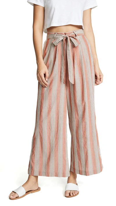 Shop Birds Of Paradis Tina Pants In Rust Stripe