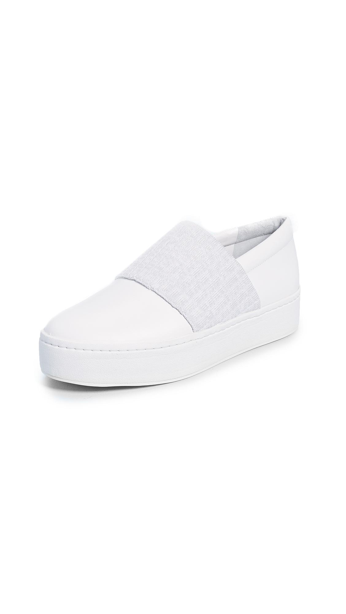 vince weadon leather platform sneakers