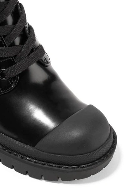 Shop Marc Jacobs Patent-leather Ankle Boots In Black