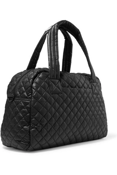 Shop Mz Wallace Jimmy Quilted Shell Tote In Black
