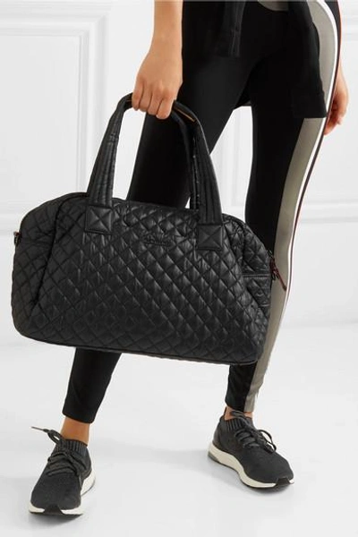 Shop Mz Wallace Jimmy Quilted Shell Tote In Black