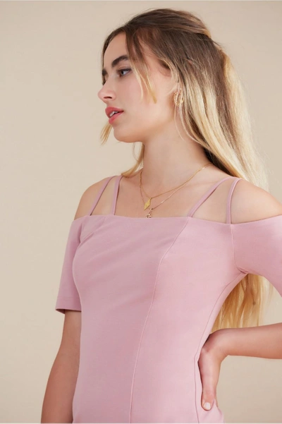 Shop Finders Keepers Palms Dress In Mauve