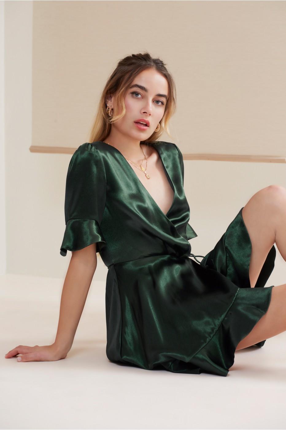 finders keepers songbird wrap dress