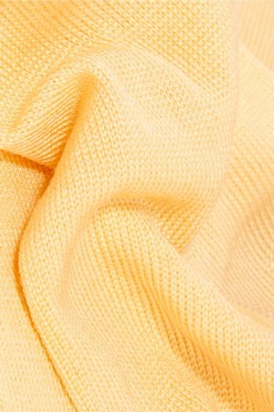 Shop Maria La Rosa Silk-blend Socks In Yellow