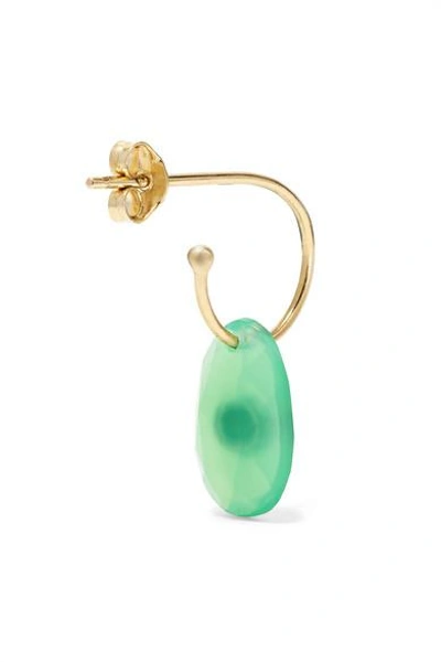 Shop Pascale Monvoisin Orso 9-karat Rose Gold, Chrysoprase And Turquoise Earrings