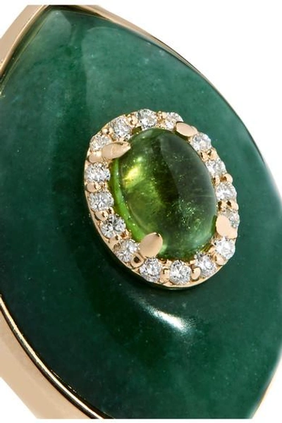 Shop Marlo Laz Iris 14-karat Gold Multi-stone Ring