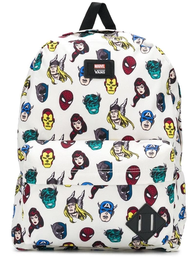 Shop Vans X Marvel Avengers Backpack In White
