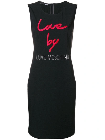 Shop Love Moschino Love By Dress In Black