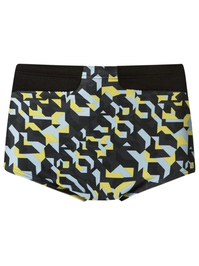 Shop Amir Slama Geometric-print Trunks