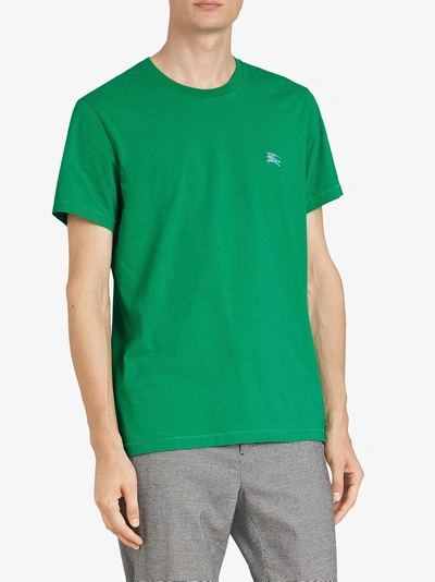 Shop Burberry Cotton Jersey T-shirt - Green