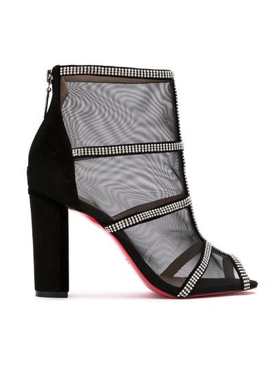 Shop Zeferino Embellished Ankle Boots - Black