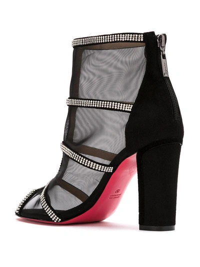 Shop Zeferino Embellished Ankle Boots - Black