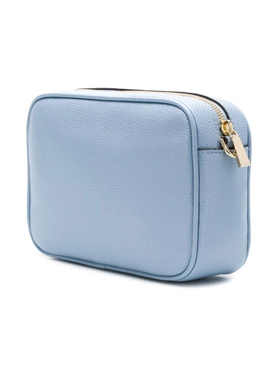 Shop Michael Michael Kors Ginny Crossbody Bag In Blue