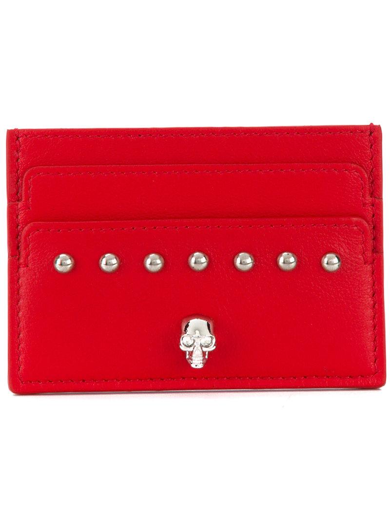 alexander mcqueen card holder sale