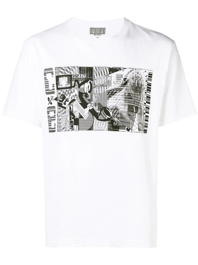 Shop Cav Empt Md Telephone Print T-shirt - White