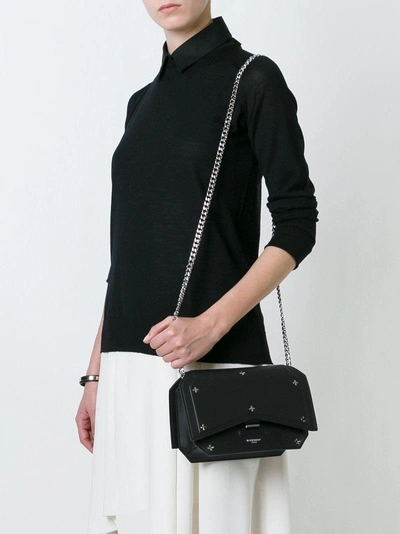 Shop Givenchy Bow-cut Mini Cross-body Bag - Black