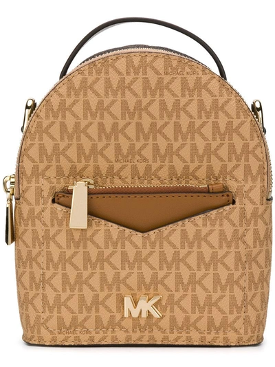 Shop Michael Michael Kors Jessa Extra Small Backpack - Brown