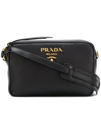 Shop Prada Classic Camera Bag - Black
